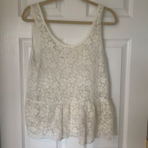 Embroidered tank
